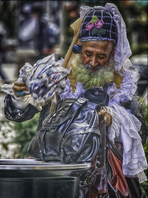 man in lace by Eugene Rosenthal